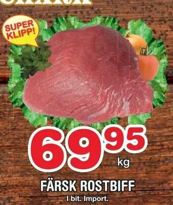 Nya Pulsen Färsk rostbiff erbjuda