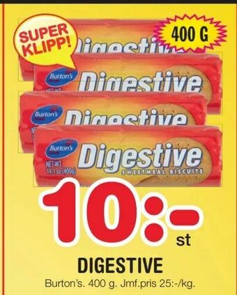 Nya Pulsen Digestive erbjuda