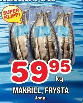 Nya Pulsen Makrill, frysta erbjuda