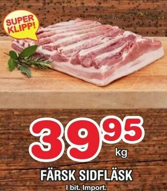 Nya Pulsen Färsk sidfläsk erbjuda