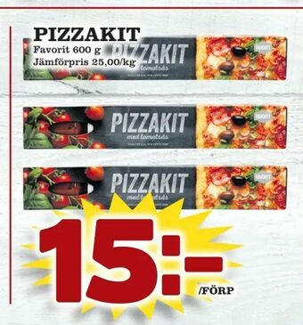 Supergrossen Pizzakit erbjuda