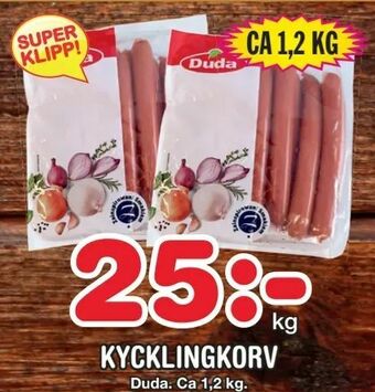 Kycklingkorv