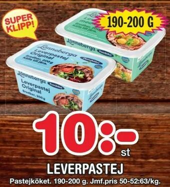 Nya Pulsen Leverpastej erbjuda