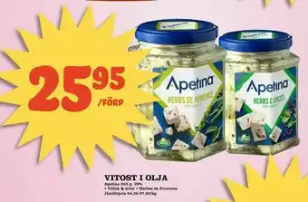 Supergrossen Vitost i olja erbjuda