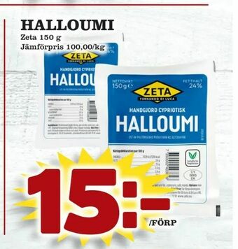 Supergrossen Halloumi erbjuda
