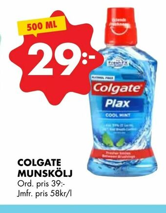 ÖoB Colgate munskölj erbjuda