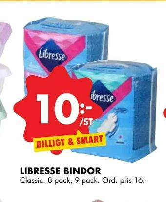ÖoB Libresse bindor erbjuda