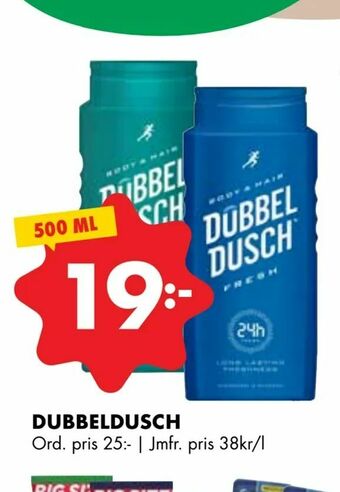 ÖoB Dubbeldusch erbjuda