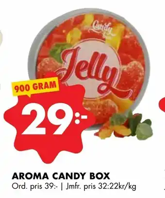ÖoB Aroma candy box erbjuda