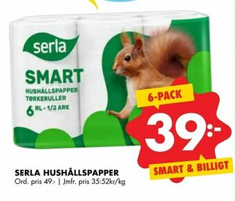 ÖoB Serla hushållspapper erbjuda