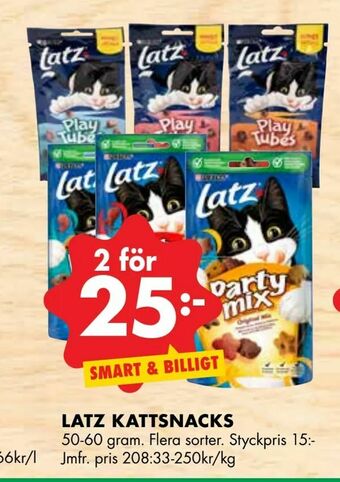 ÖoB Latz kattsnacks erbjuda