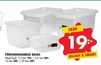 ÖoB Förvaringsbox basic erbjuda