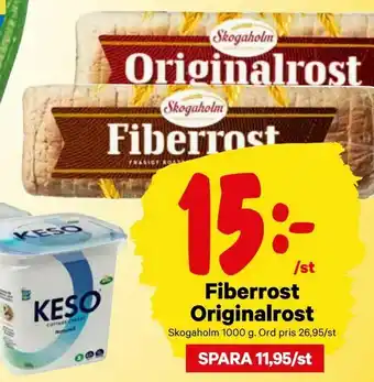 City Gross Fiberrost Originalrost erbjuda