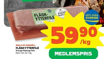 Coop Forum FLÄSKYTTERFILÉ erbjuda