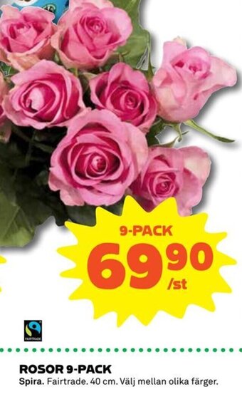 Coop Konsum ROSOR 9-PACK erbjuda