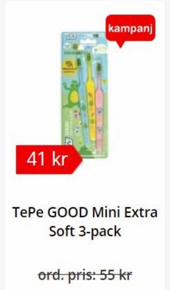Apotea TePe GOOD Mini Extra Soft 3-pack erbjuda