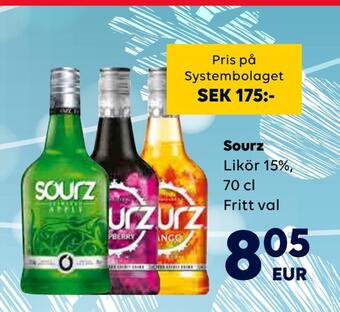 Border Shop Sourz erbjuda