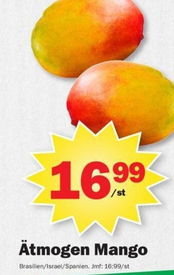 Pekås Ätmogen Mango erbjuda