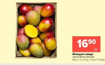 Coop Extra Ätmogen mango erbjuda