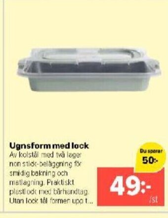 Ugnsform med lock