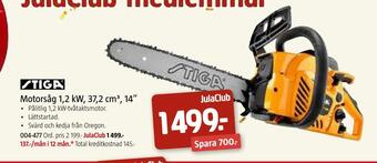 Jula Motorsåg 1,2 kw, 37,2 cm3, 14 erbjuda
