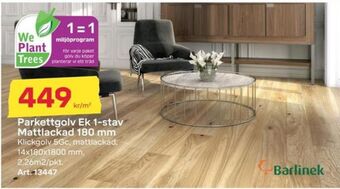 Byggmax Barlinek parkettgolv erbjuda