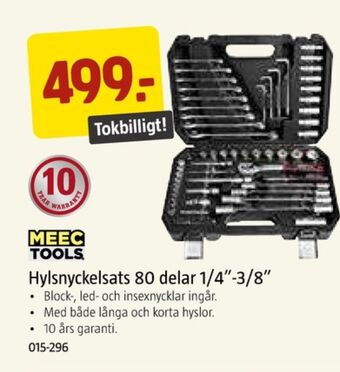 Jula Meec tools hylsnyckelsats erbjuda