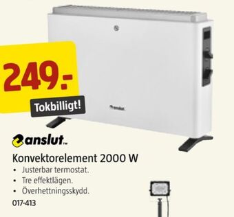 Jula Anslut konvektorelement erbjuda