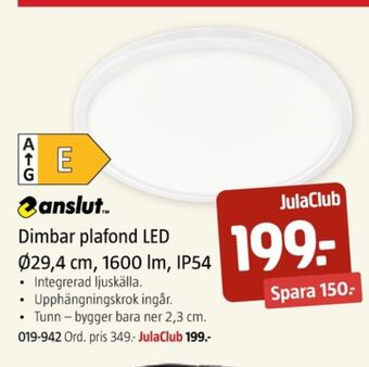 Jula Anslut plafond erbjuda