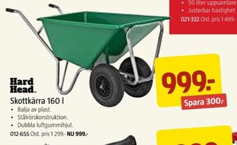 Jula Hard head skottkärra erbjuda