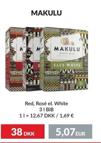 Nielsen Discount MAKULU Red, Rosé el. White erbjuda