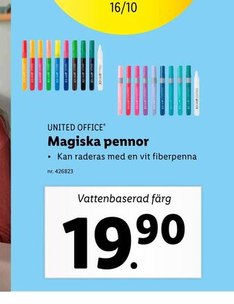 Lidl Magiska pennor erbjuda