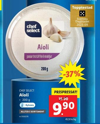 Lidl Aioli erbjuda