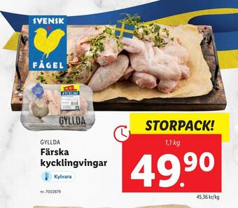 Lidl Färska kycklingvingar erbjuda