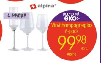 EKO Alpina glas erbjuda