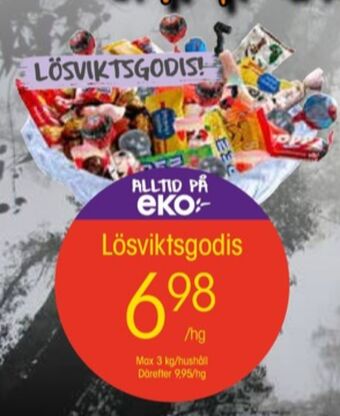 EKO Joker lösviktsgodis erbjuda