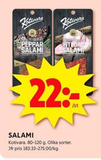 ICA Kvantum Kotivara oy salami erbjuda