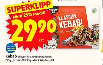 ICA Supermarket Schysst käk kebab erbjuda