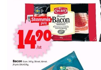 ICA Supermarket Scan baconskivor erbjuda