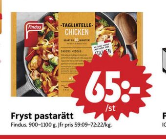 ICA Nära Findus pastarätter erbjuda
