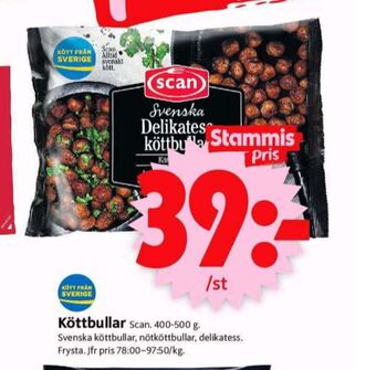 ICA Supermarket Scan köttbullar erbjuda