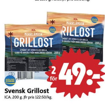 ICA Nära Ica grillost erbjuda