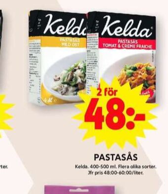 ICA Maxi Kelda pastasås erbjuda