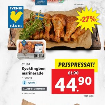 Lidl Gyllda kycklingben erbjuda