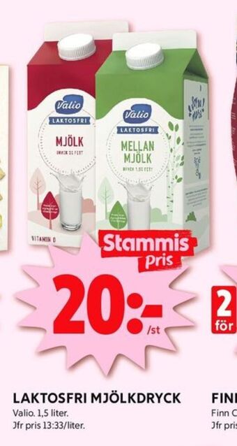 ICA Kvantum Valio mellanmjölk erbjuda