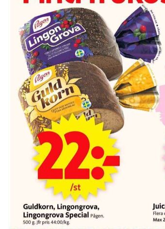 ICA Supermarket Lingongrova rågbröd erbjuda