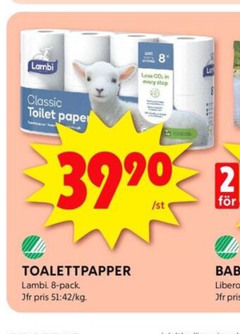 ICA Kvantum Classic toalettpapper erbjuda