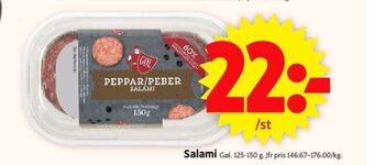 ICA Supermarket Gøl salami erbjuda