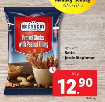 Lidl Mcennedy snacks erbjuda