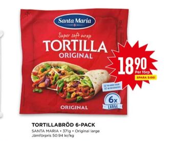 Willys Santa maria tortillas erbjuda